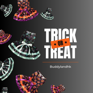 萬聖節雙層層次裙 Halloween double layer dress (G002 c028)