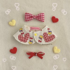 韓國款兔仔心心圍巾 Korea bunny heart scarf (T001 s014)