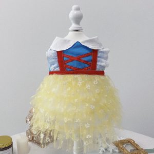 白雪公主花卉層次裙 Snow White floral layered dress (D001 c043)